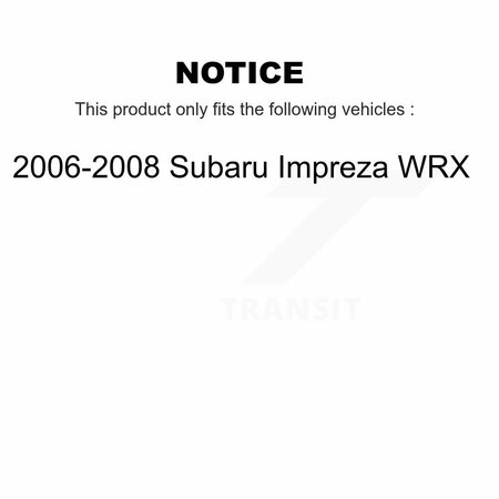 Ameribrakes Front Ceramic Disc Brake Pads For 2006-2010 Subaru Impreza WRX NWF-PRC1182